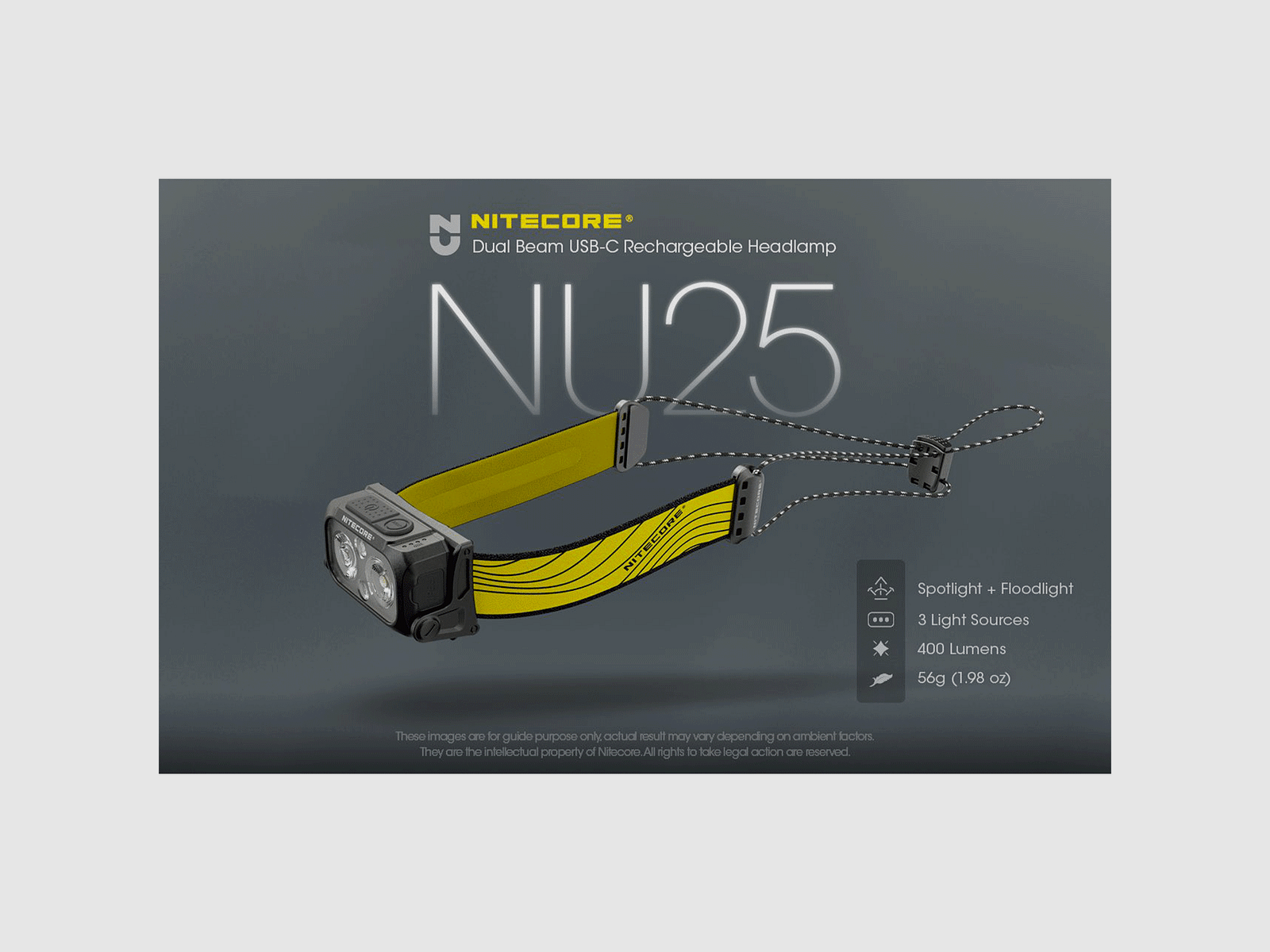 HEADLAMP – NITECORE – NU25 400 LUMENS, image 4 of 23