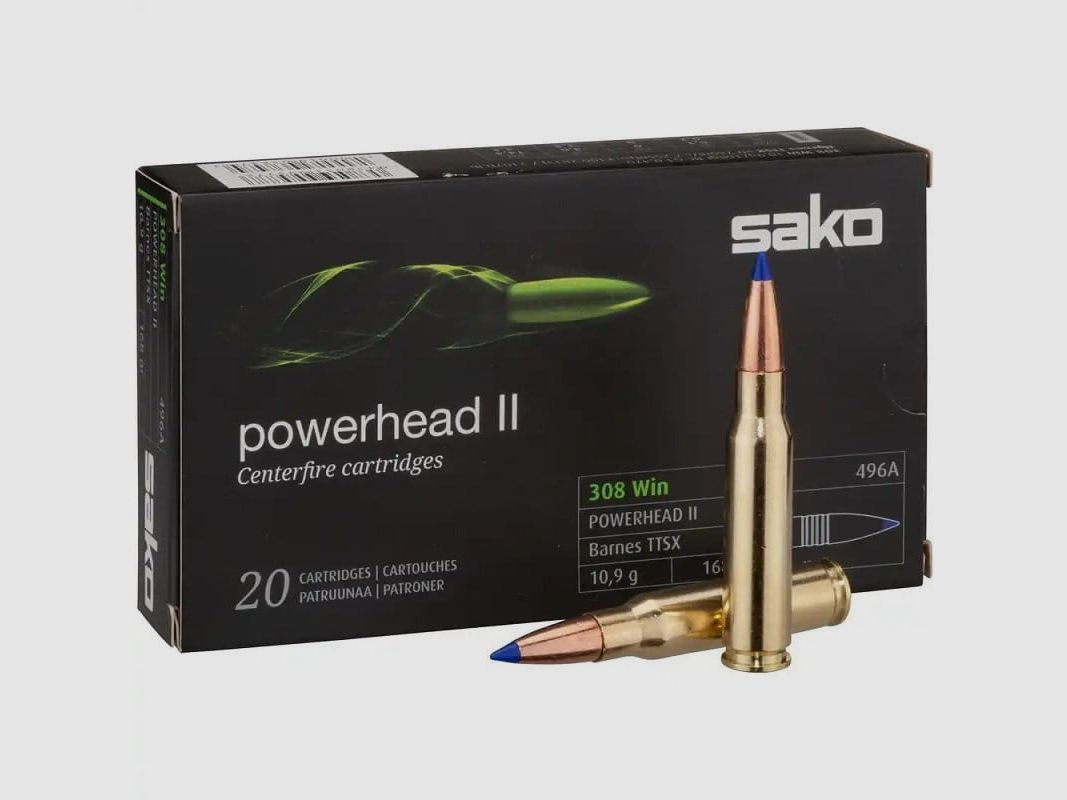 Sako .308 Win Powerhead II 168gr. - 20 St