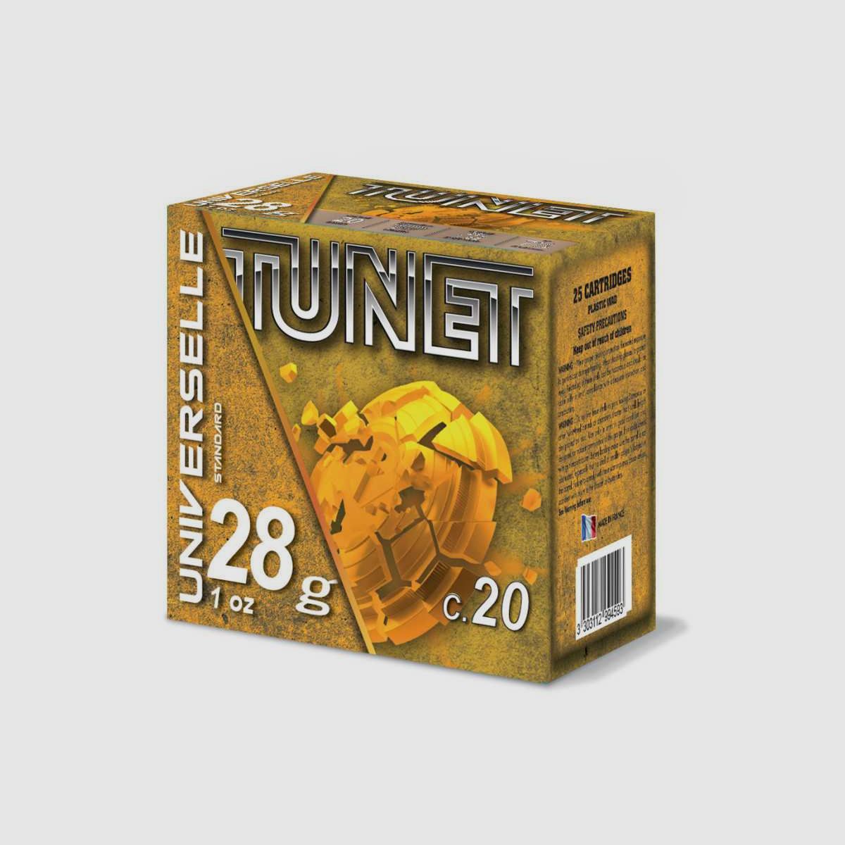 Cartuchos Universales TUNET Cal.20