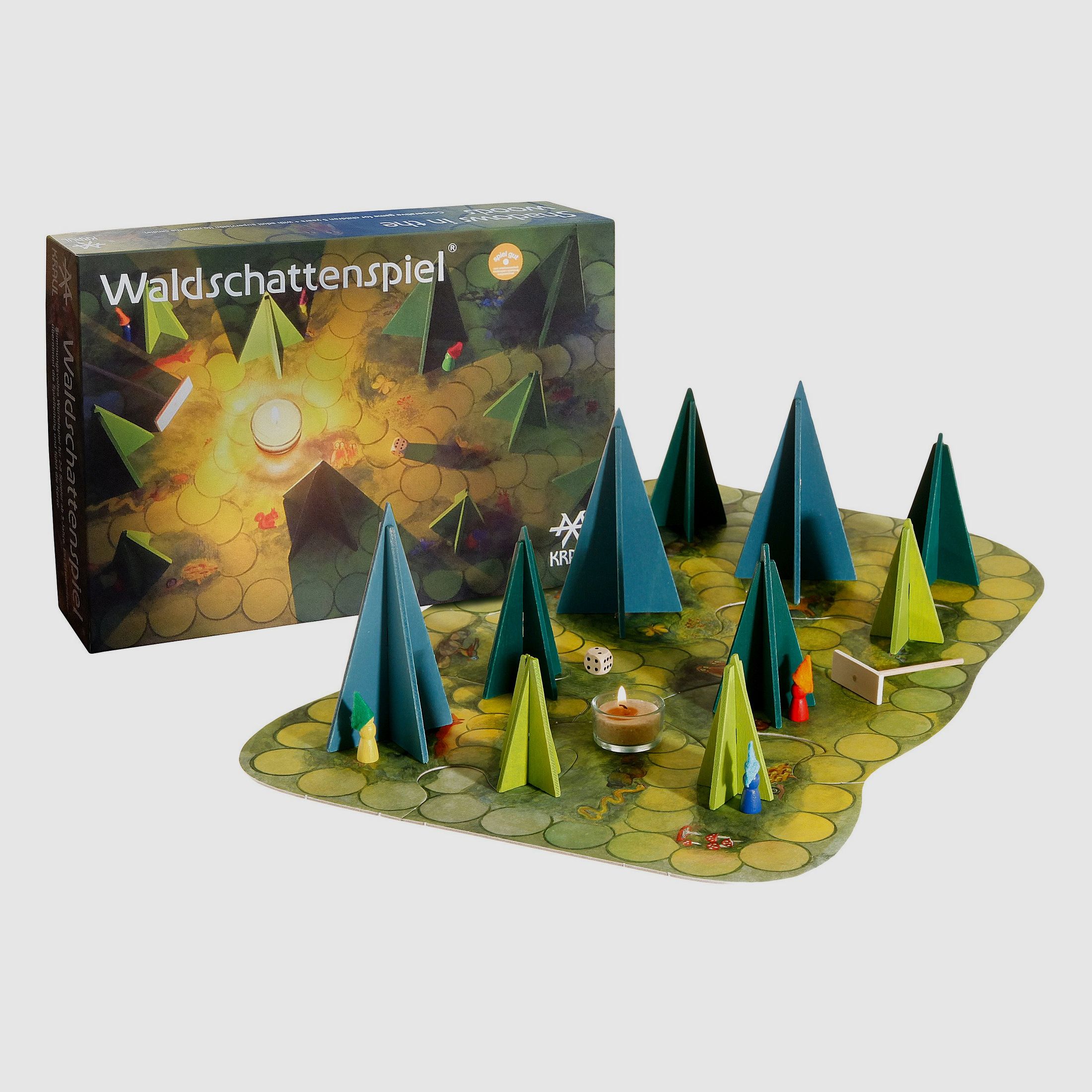 Märchenhaftes Waldschattenspiel