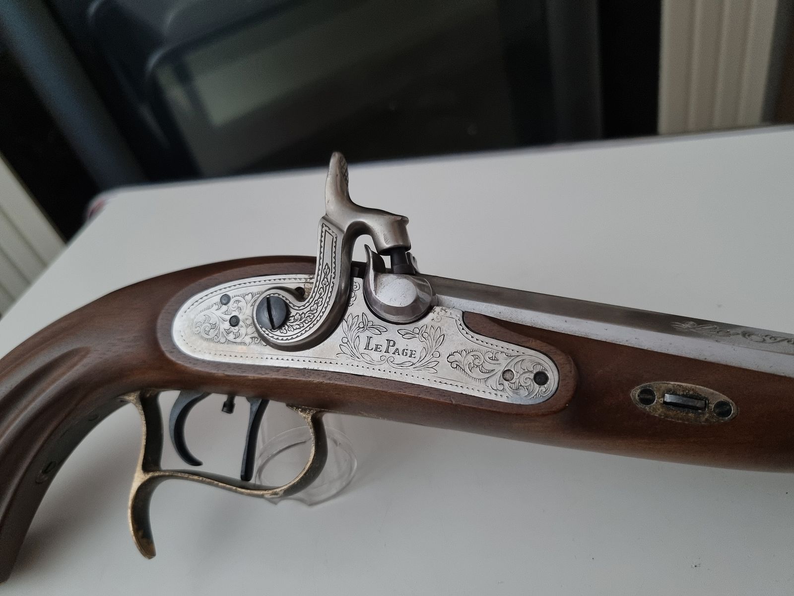 Front-loading pistol Armi Sport, model: Le Page LePage, caliber .45