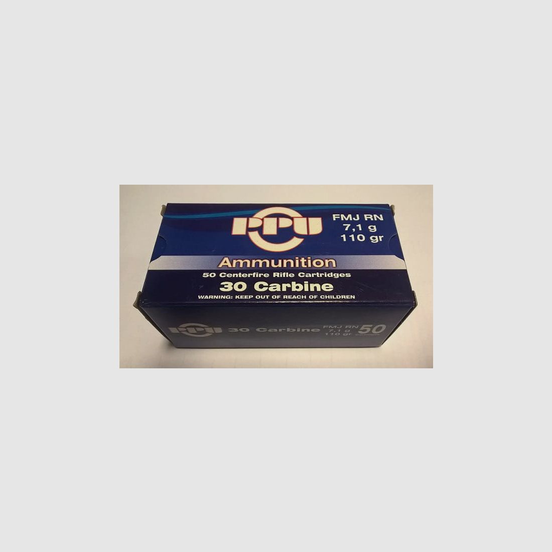 Amunicja PPU kal. 30 Carbine, 7,10g/110grs, opakowanie 50 szt., billede 2 af 2