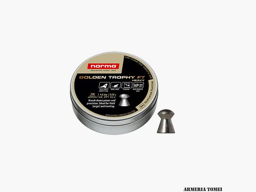 NORMA – GOLDEN TROPHY FT HEAVY 4,5MM (.177) 0,59g 9,1gr | HP >24JOULE (500 STK)