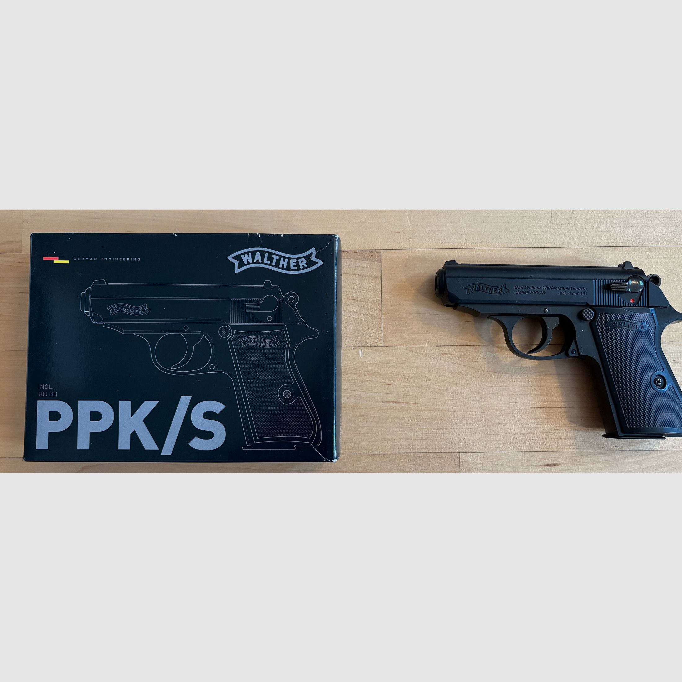 Softair Walther PPK/S, Kal. 6mm BB