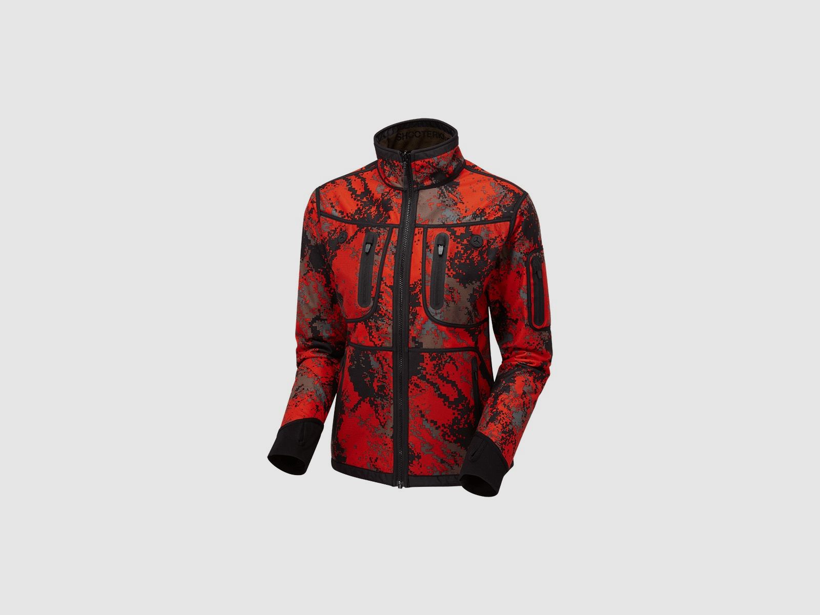 SHOOTERKING Damen Softshell Jacke Forest Mist Red