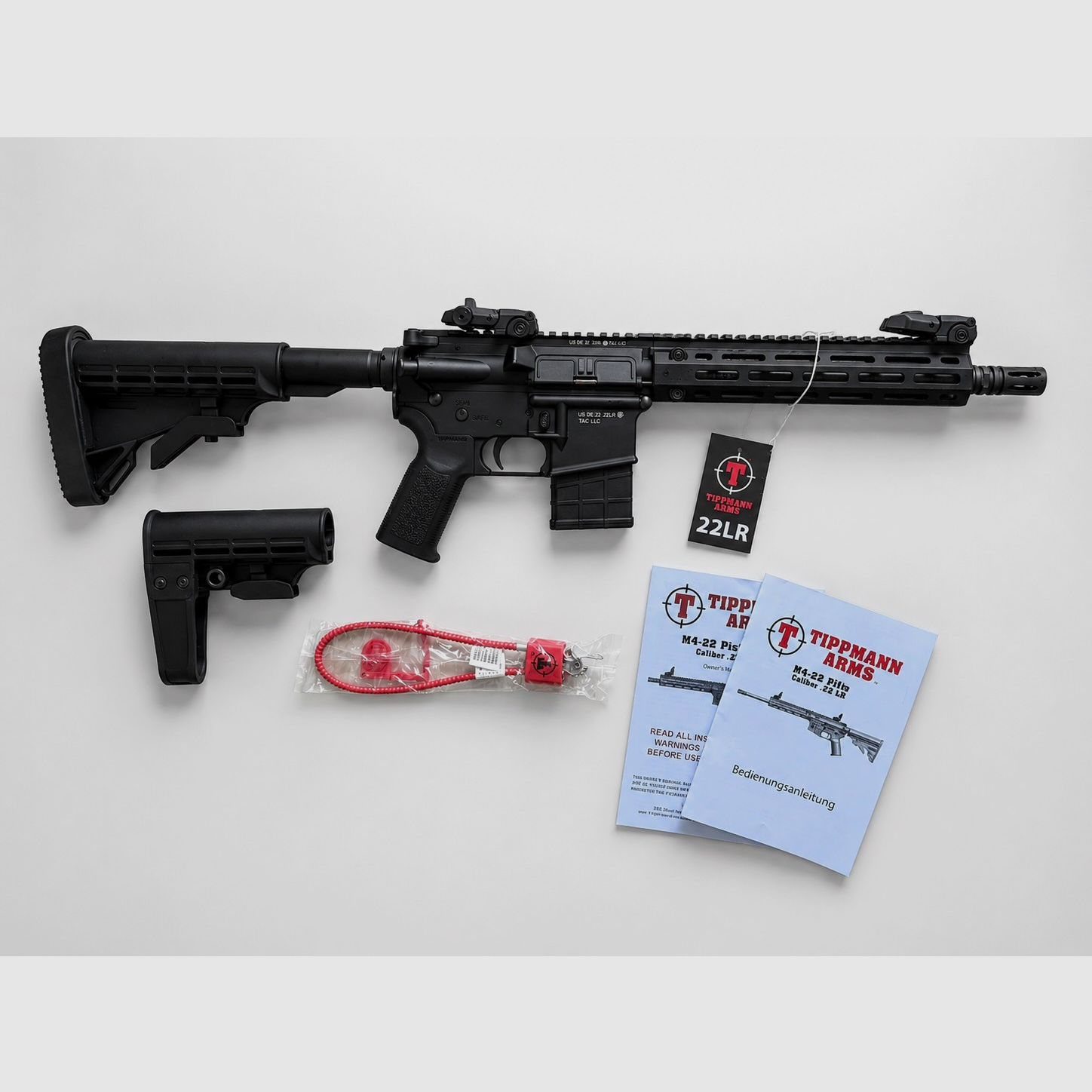Tippmann Arms M4-22 PRO, 10.5",  in .22lfb ("beste AR in  .22lr") - neuwertig