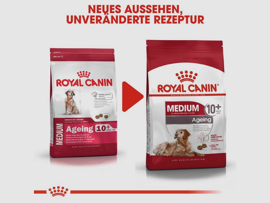 ROYAL CANIN Ältere Mittelgroße Hunde Trockenfutter Medium Ageing 10+ 15 Kg