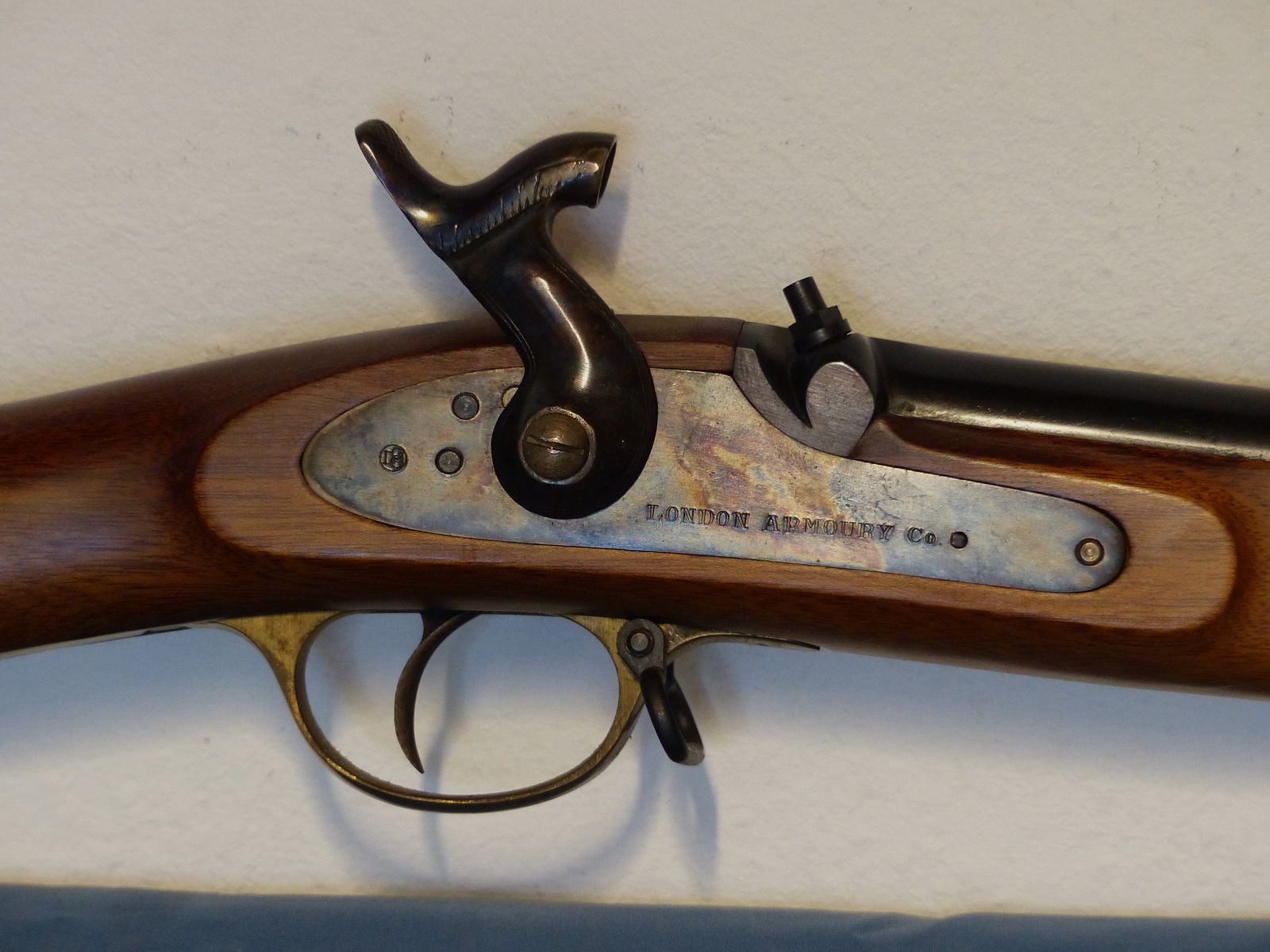 Vorderlader Perkussion Enfield Gewehr 1853 3 Band Büchse Armi San Paolo Brescia Italien Cal. .58 vintage