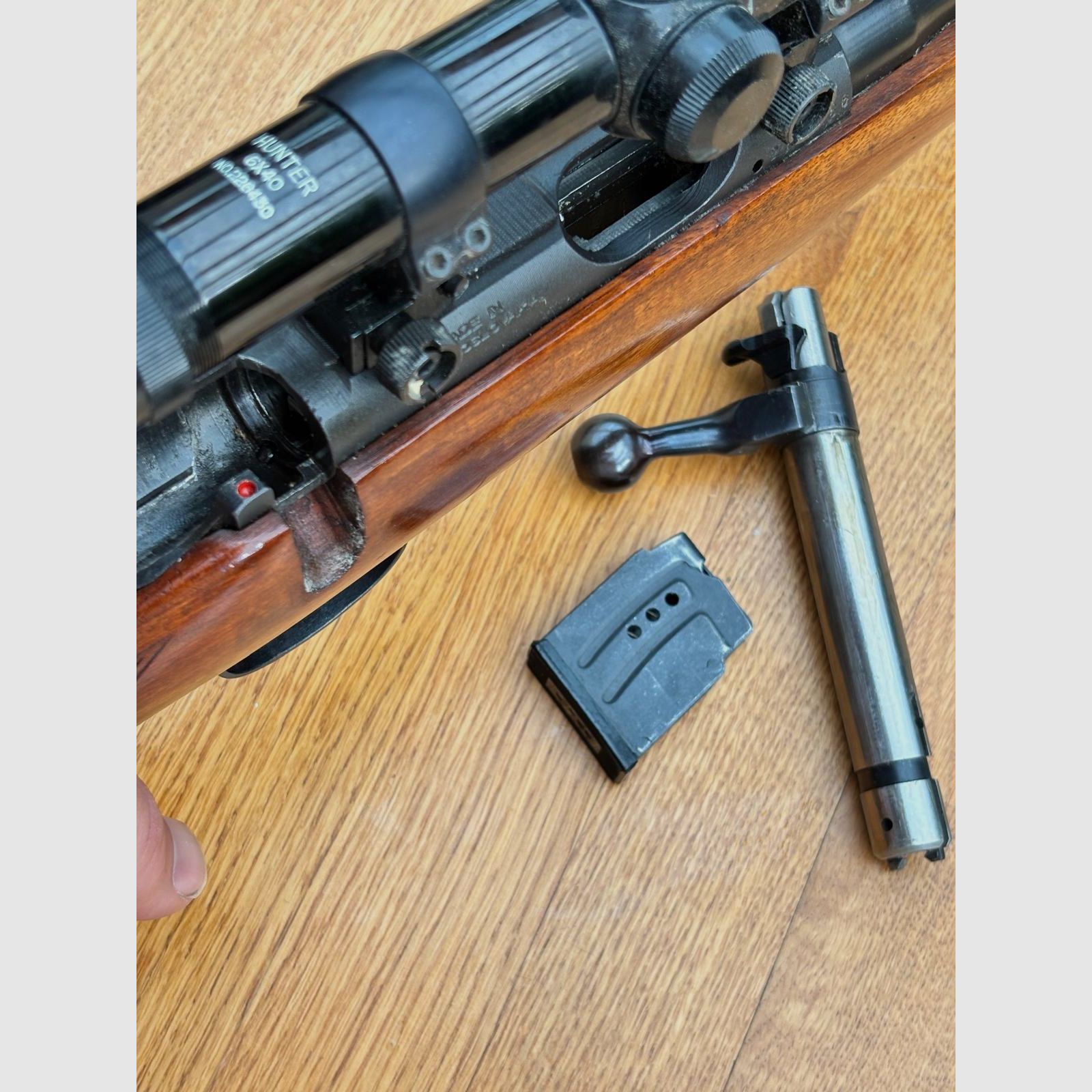 Rifle de pequeño calibre bien cuidado CZ/Brno 452 Mod. 2 (año de prueba 1979), imagen 8 de 11