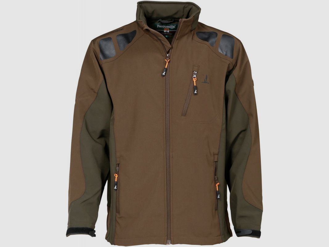 JAGD-JACKE SOFTSHELL GRÜN/BRAUN GRÖSSE L, Bild 1 von 2