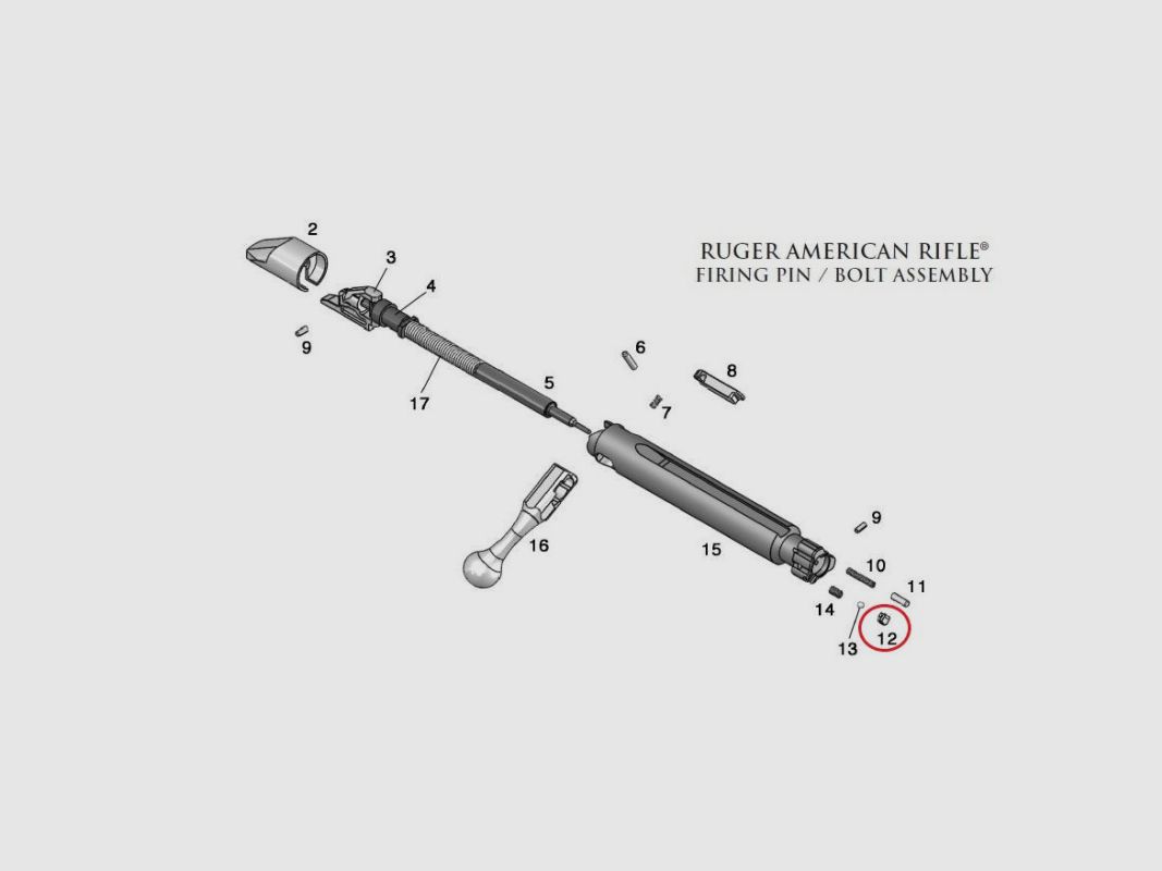 RUGER AMERICAN RIFLE EXTRAKTOR, Bild 2 von 2