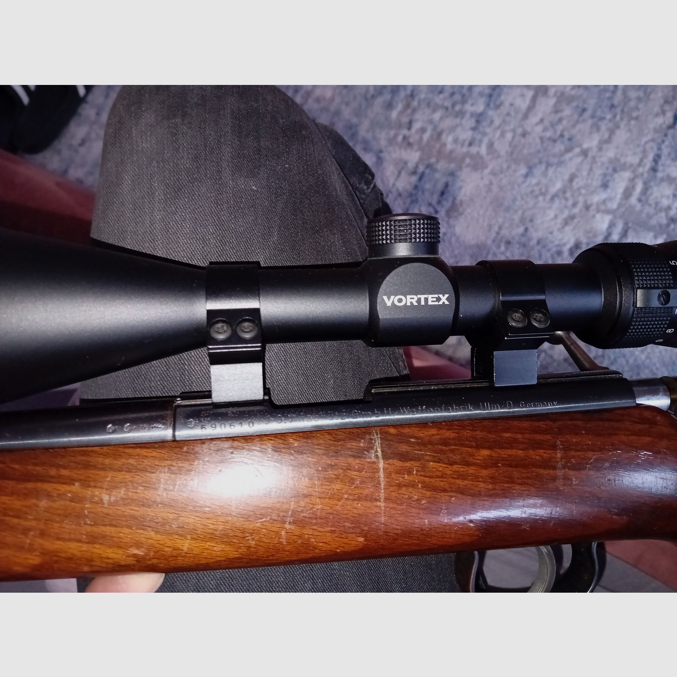 Karabin Anschütz model 1393 kal. 22 z lunetą Vortex Diamondback 3,5-10x50