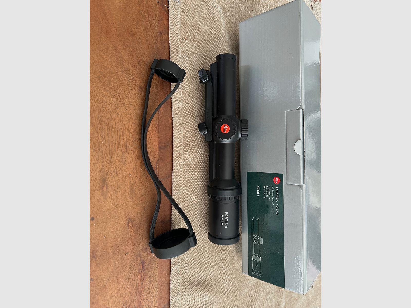 Leica Fortis 1-6x24I mit Schiene , inkl. Blaser sattelmontage 