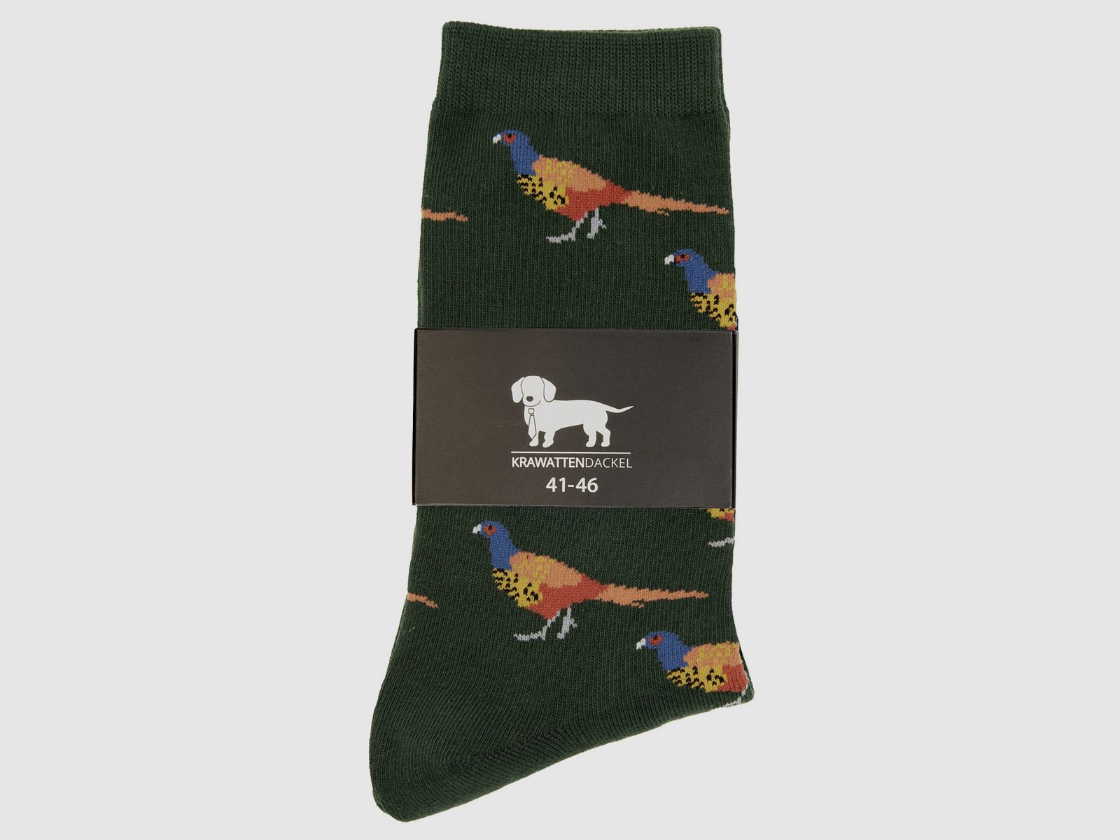 Krawattendackel Socken mit Fasan