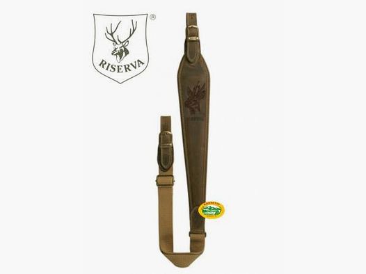 Reserved Shoulder Strap Engraved Leather Roe Deer R1872