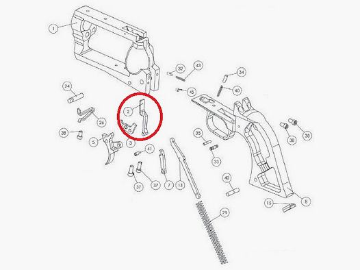 Transport rod No. 2 BFR revolver