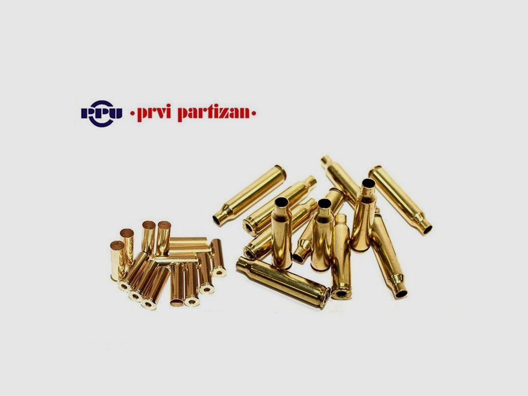 HÜLSEN PPU Kal. 7,62 mm TOKAREV Packung 50 Stück