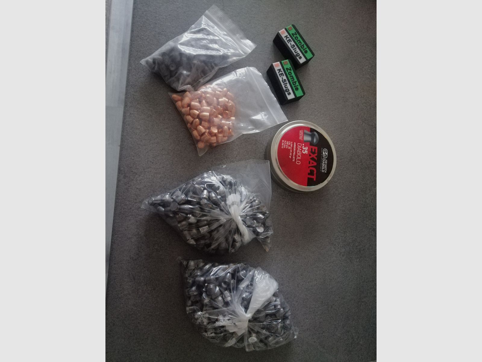 Large 9mm .356 Diabolo Slug Set, HP Max