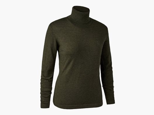 Pull-over à col roulé Deerhunter Lady Darlington vert mélangé