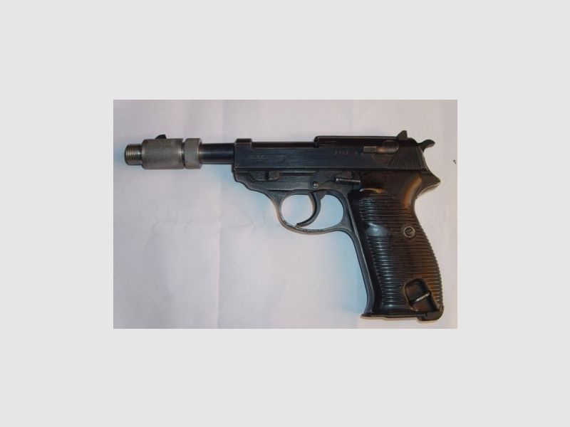 Walther P38 / P1 aufsatz für Schalldämpfergewinde (laufgewinde) selten 16X1,5 Gewinde