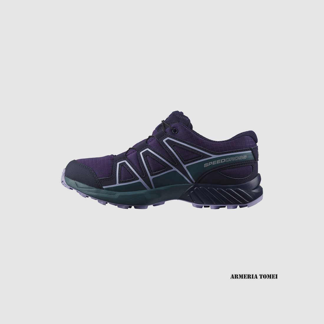 SALOMON – KINDER – SPEEDCROSS CLIMASALOMON™ WATERDICHT J Druivensap/Mallard Blauw/Lavendel, afbeelding 5 van 5