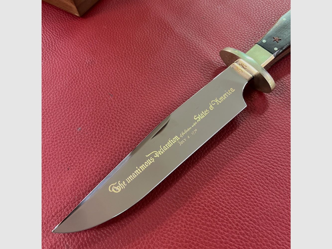 Browning Declaration of Independence Cased Commemorative Trade Knife, Bild 3 von 17