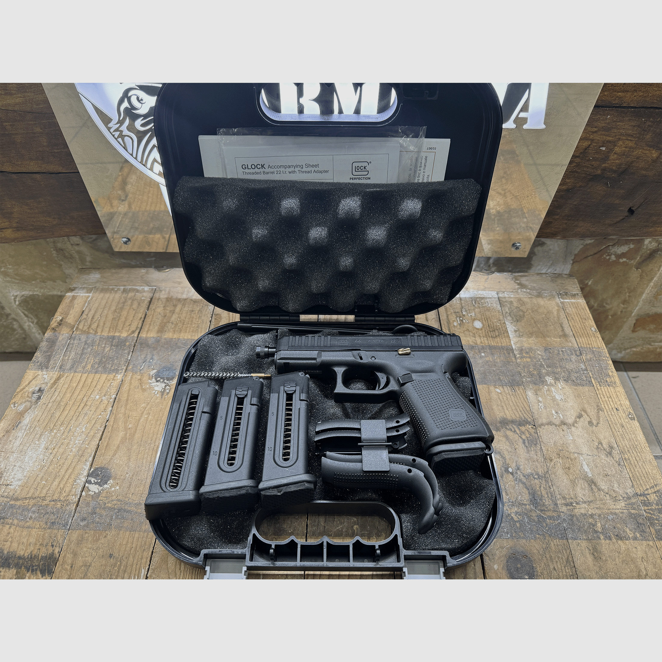 GEBRAUCHT – PISTOLE – GLOCK MOD. 44 FTO Kal. 22lr, Bild 4 von 4