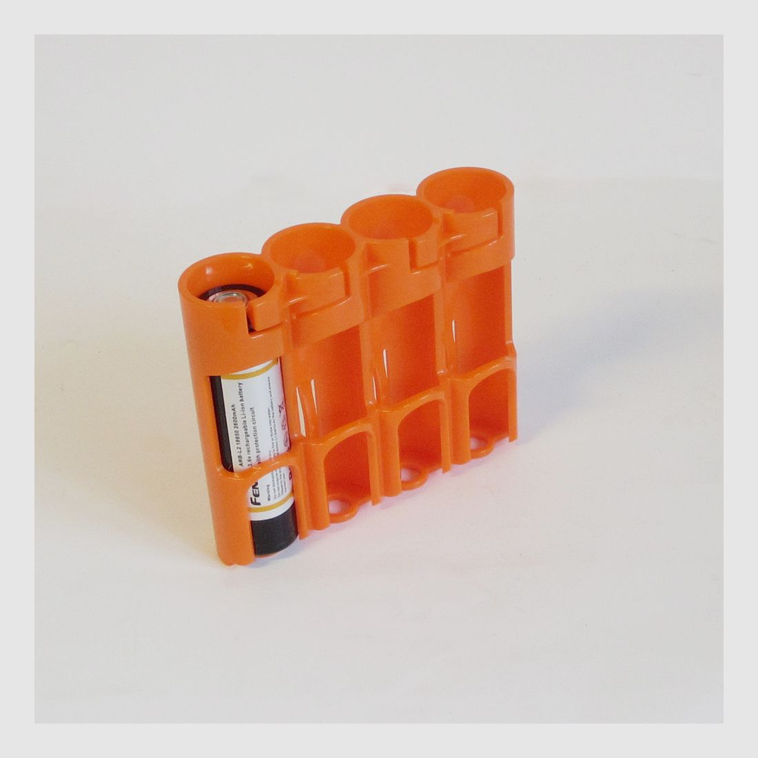Soporte de batería Storacell - Naranja - 18650