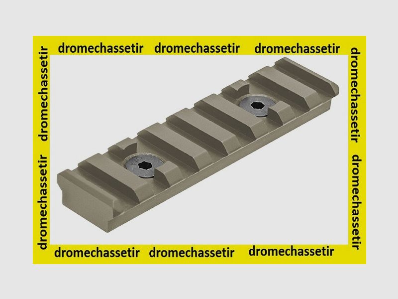 rail picatinny UTG M-LOK, 8 crans, FDE Cerakote