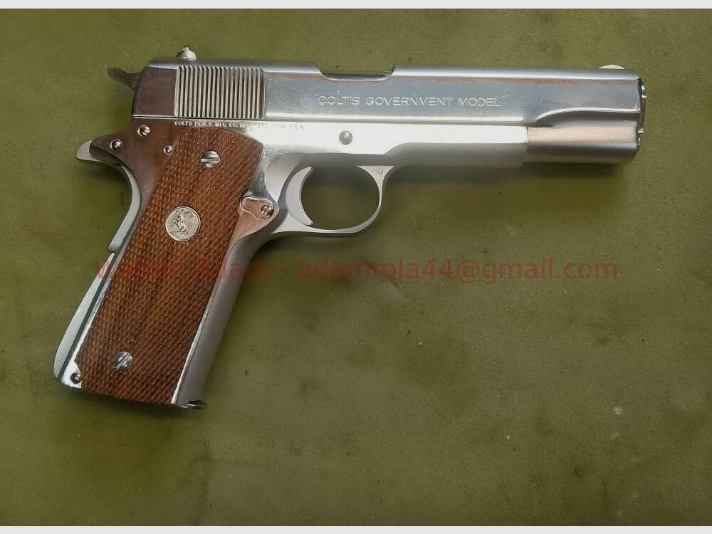 Colt MK IV/Serie`s 70 Government Nickel 1977