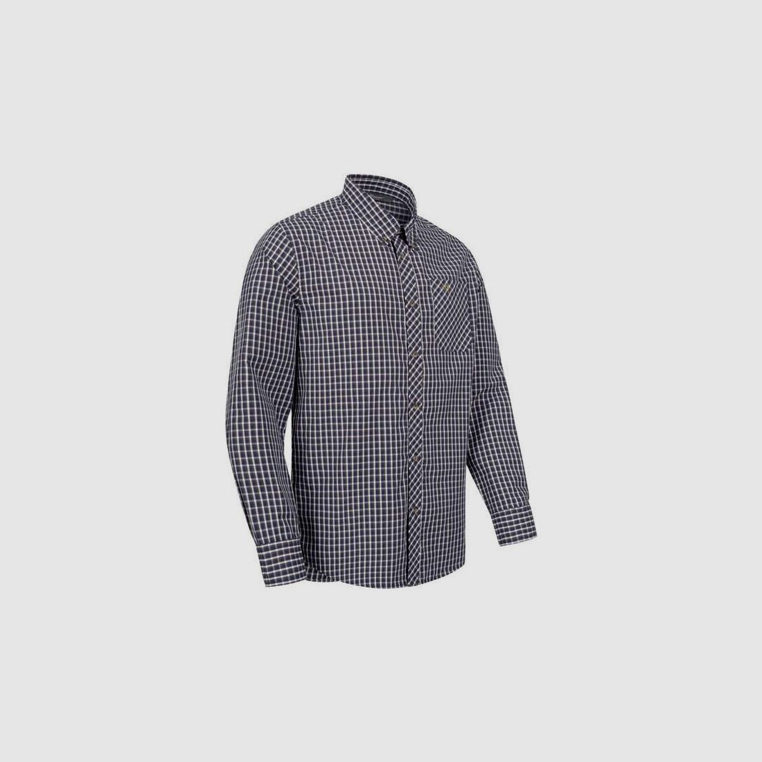 Blazer overhemd Juan donkerblauw/wit geruit