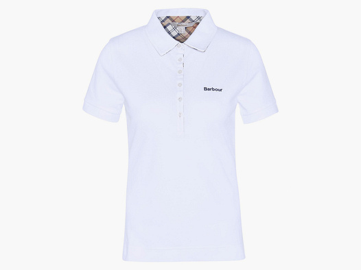 BARBOUR Poloshirt Portsdown White/ Hessian