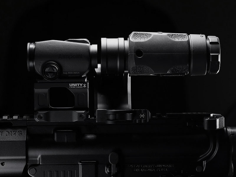 UNITY Tactical FAST AIMPOINT Magnifier-Mount Nero