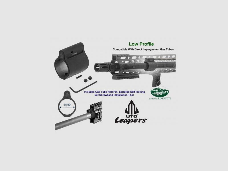 LEAPERS UTG Gas Block .750 low profile