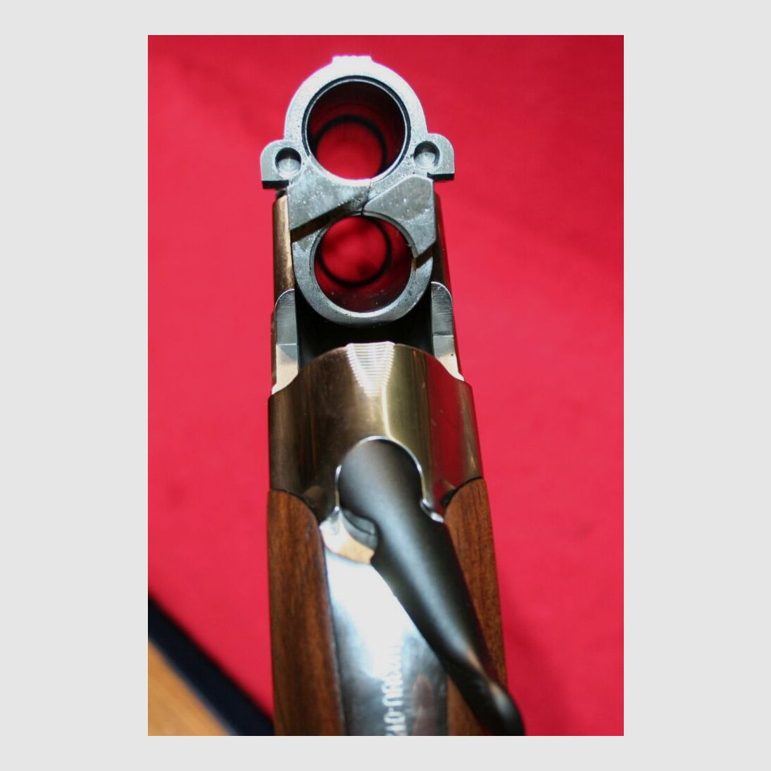 Brenner double-barrel shotgun silver