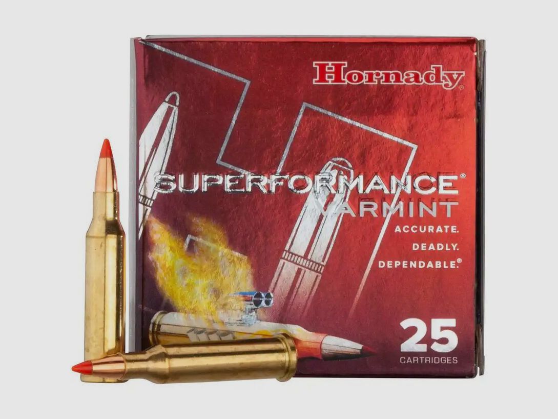 Munition Hornady 17Hornet V-MAX 20grains 25x Patronen im Karton