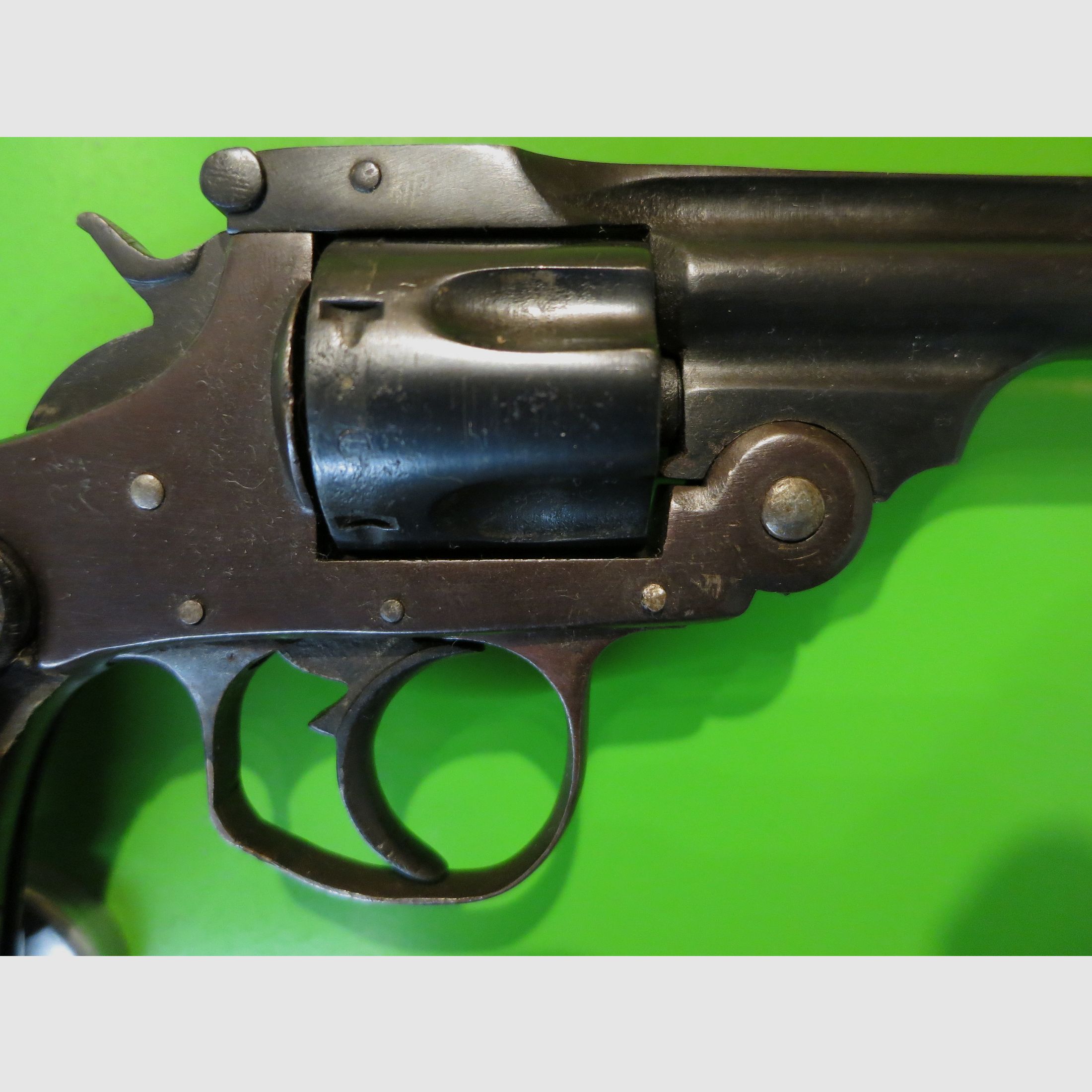 Garate Anitua & Co. (Marca) Kipplauf-Revolver, Kopie Smith & Wesson Frontier, super selten     #96-, Bild 7 von 13