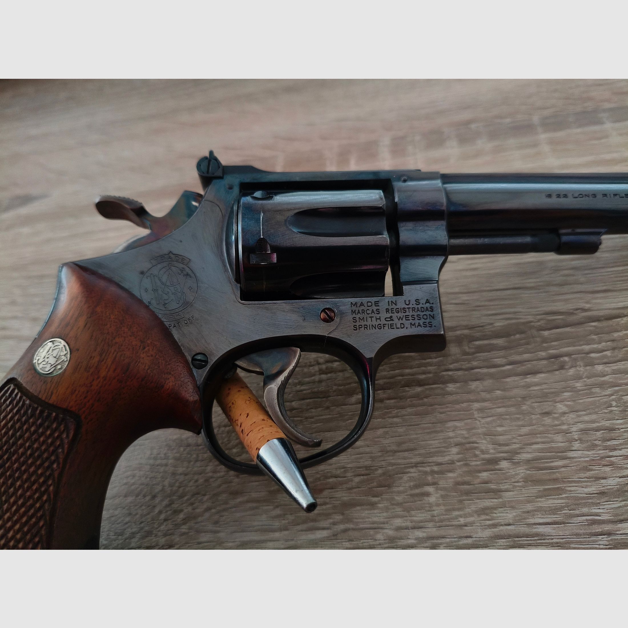 Smith & Wesson 17-2 K22 .22 lfb Masterpiece Diamond Grip 