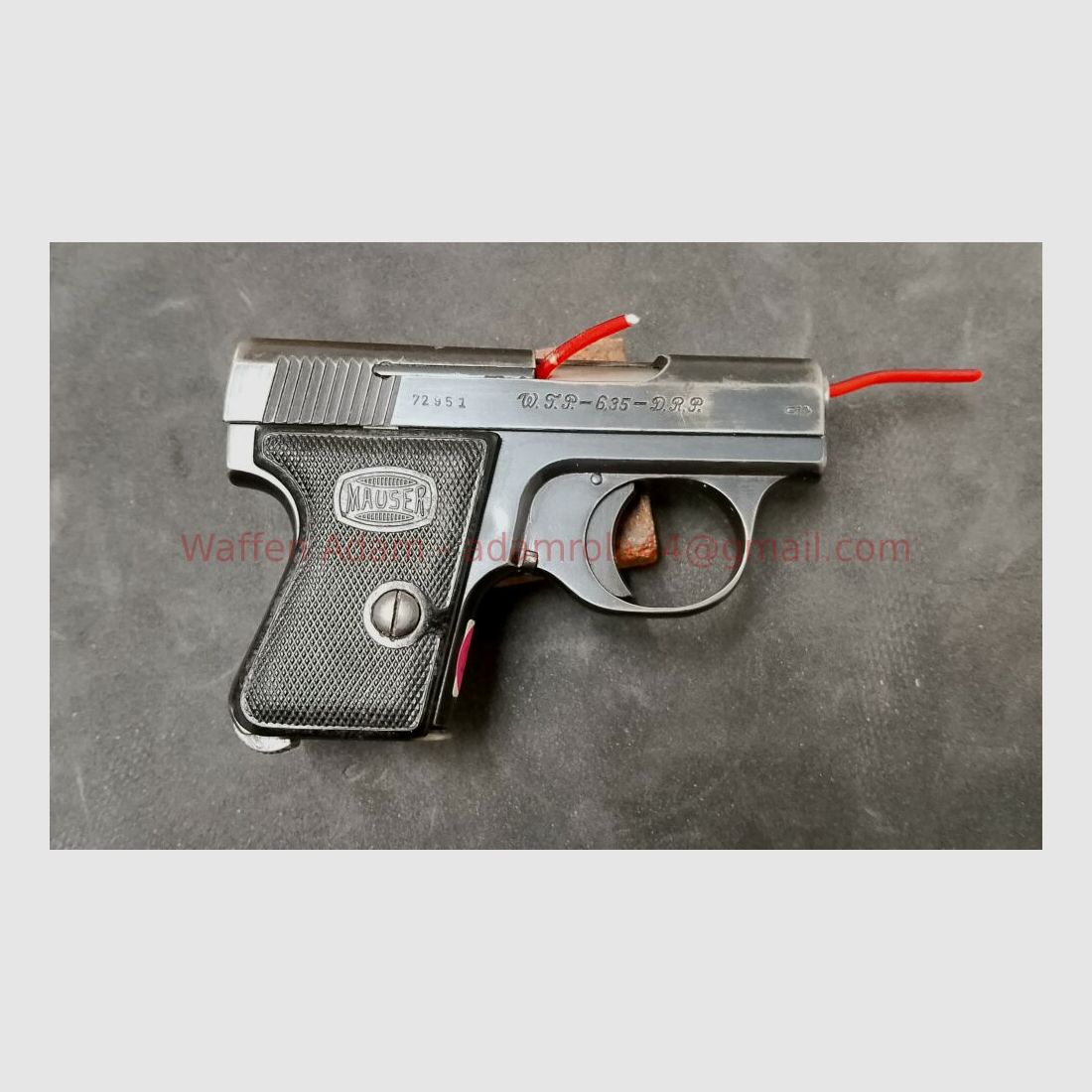 Mauser, Oberndorf a.N. WTP II - Pistola tascabile, immagine 2 di 2