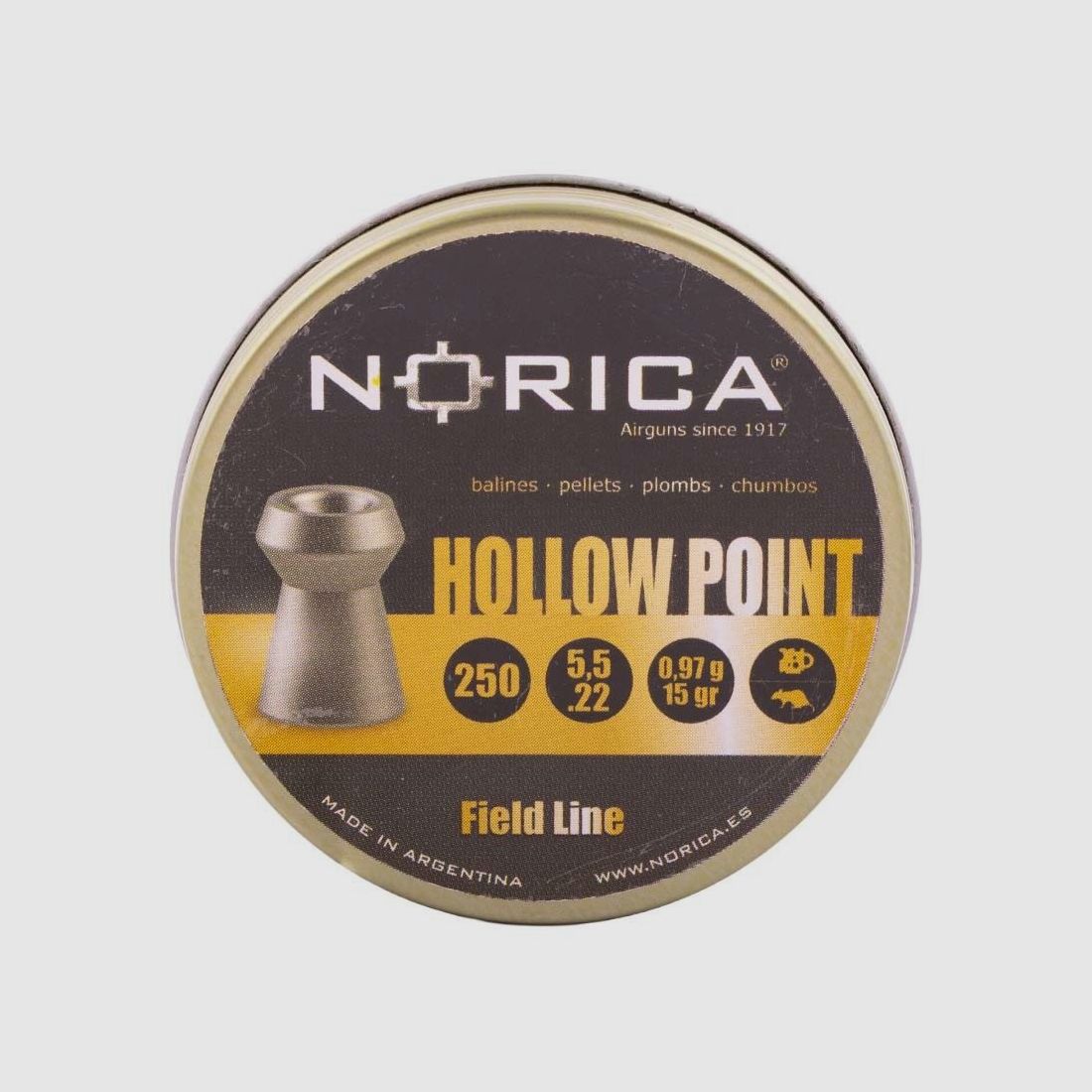 Norica Diabolo Hollow Point 5.5 mm / 0.97 g / 250 pcs