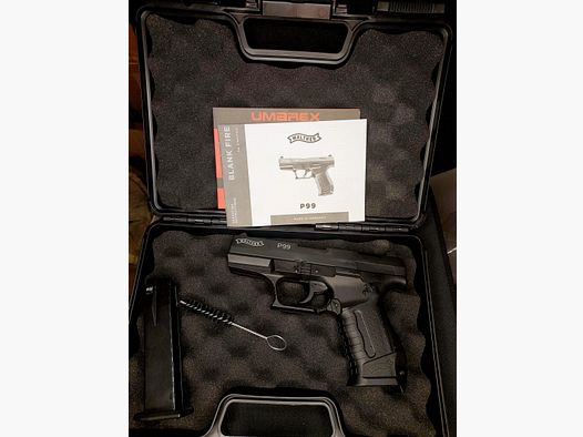 Pistola de alarma Walther P99 9mm P.A.K. (PTB 762) P 99