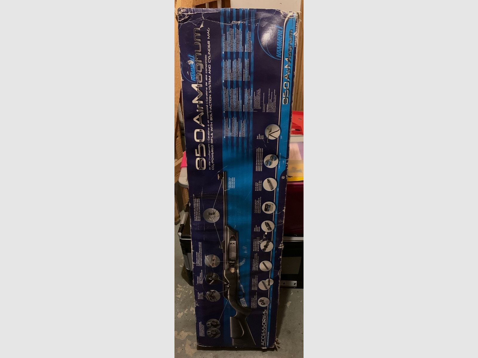 Hämmerli Air Magnum 850 inklusive Diabolos und CO2 Kartuschen 