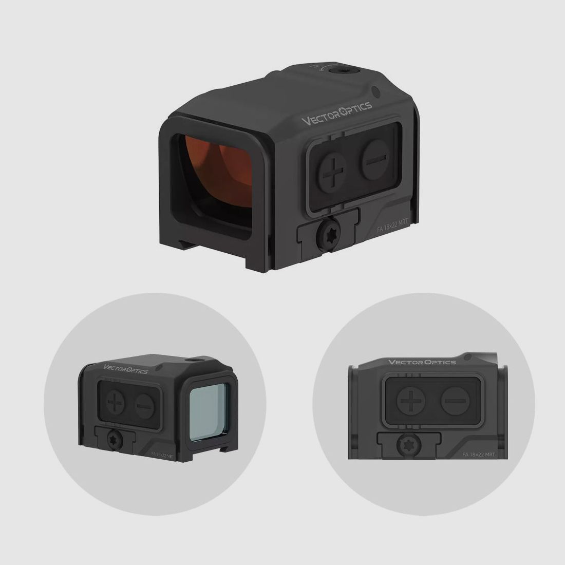 Vector Optics SCRD-M75 Frenzy Plus FA 1x18x22 Enclosed Multi Reticle
