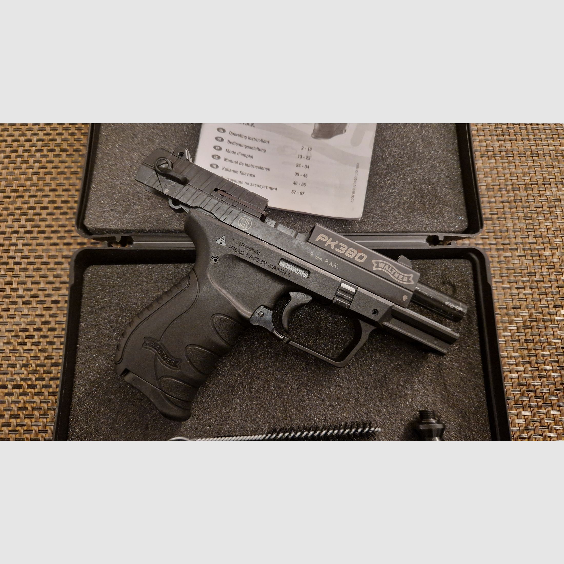 Walther PK380 Schreckschuss Pistool 9 mm P.A.K.