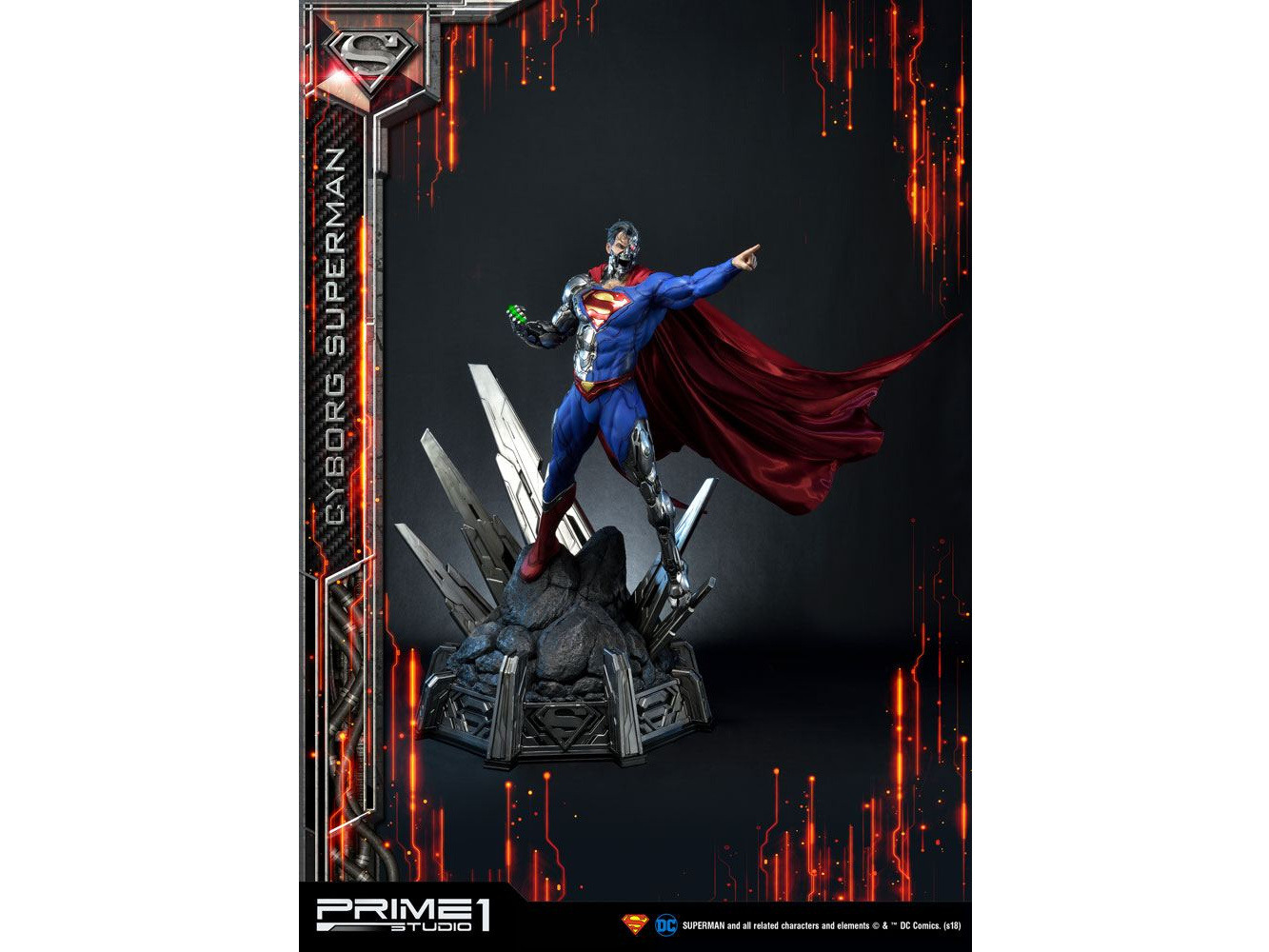 DC Comics Statue 1/3 Cyborg Superman 93 cm | 43083