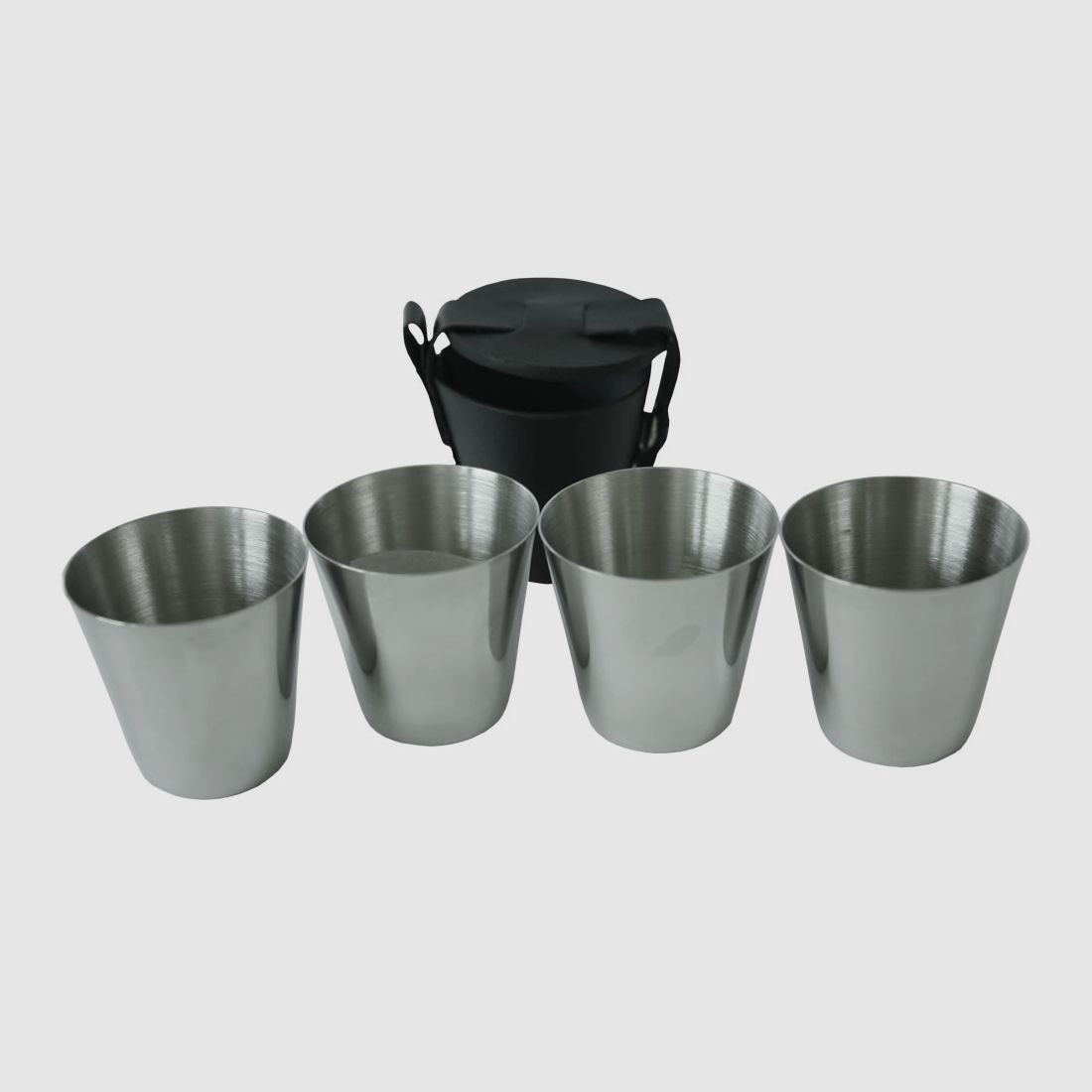 Becher Set 4 tlg. schw. Hlle