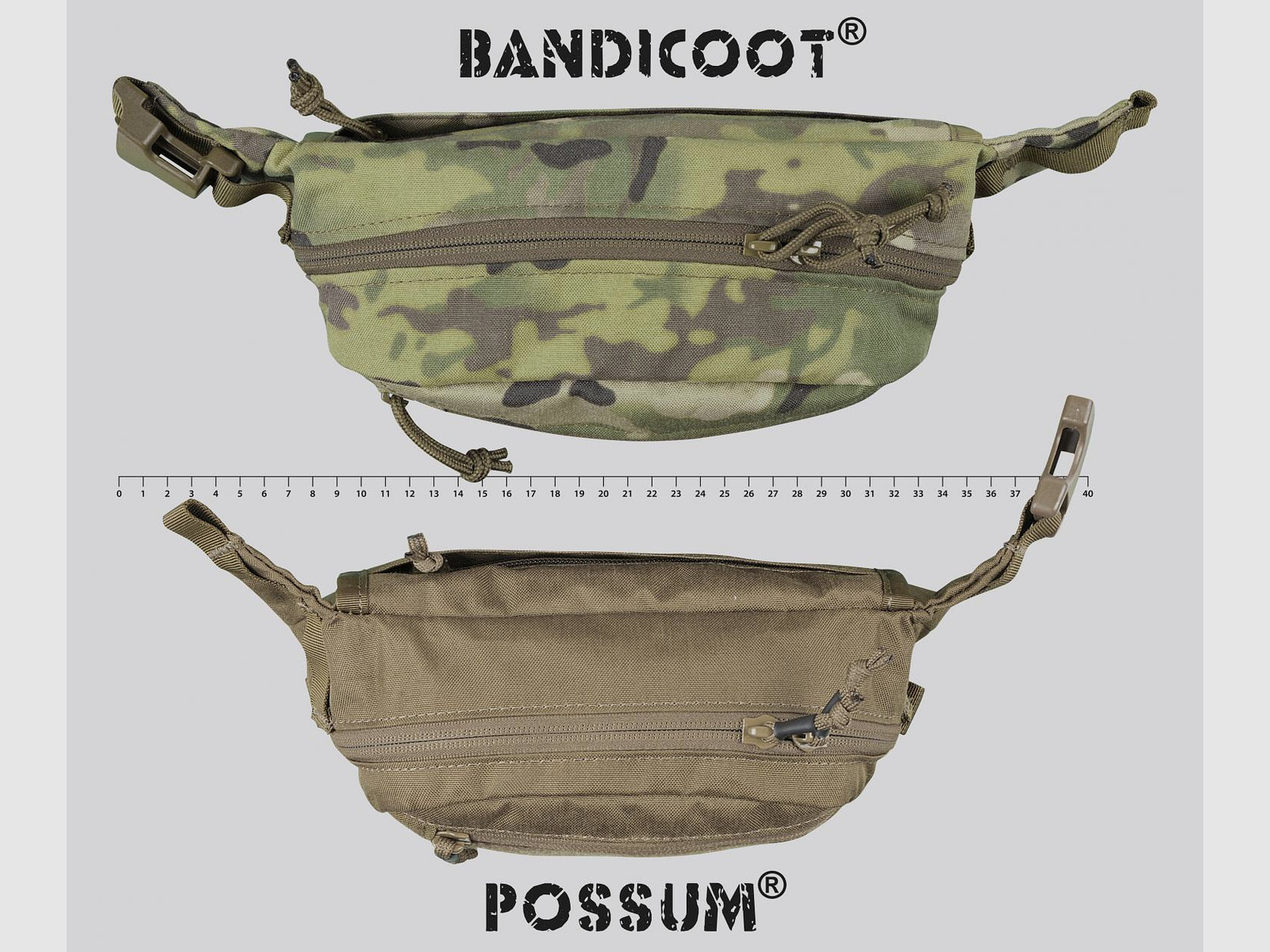 HELIKON-TEX HÜFTTASCHE  POSSUM® WAISTPACK Pencott™ Snowdrift®