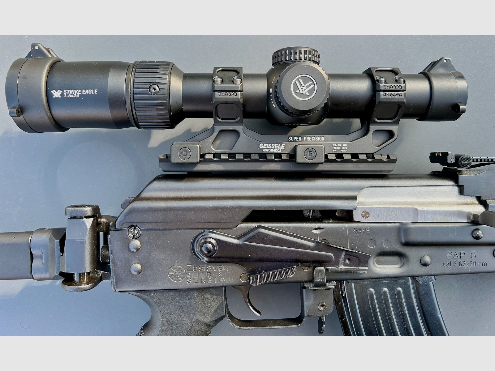 Zastava PAP-G 7,62×39 Komplettsetup – Vortex Strike Eagle 1-8×24 – Ultimak Rail – UTG QD Mount – Profi-Konfiguration | AK Sammlerstück | Jagd & Sport | keine Saiga / Molot / Arsenal / WBP, Bild 5 von 5