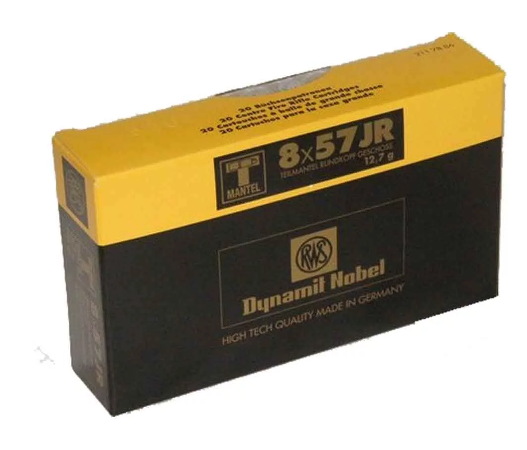 Cartucce RWS T-Mantel 8x57 IR 12,7g. /196gr. !!!