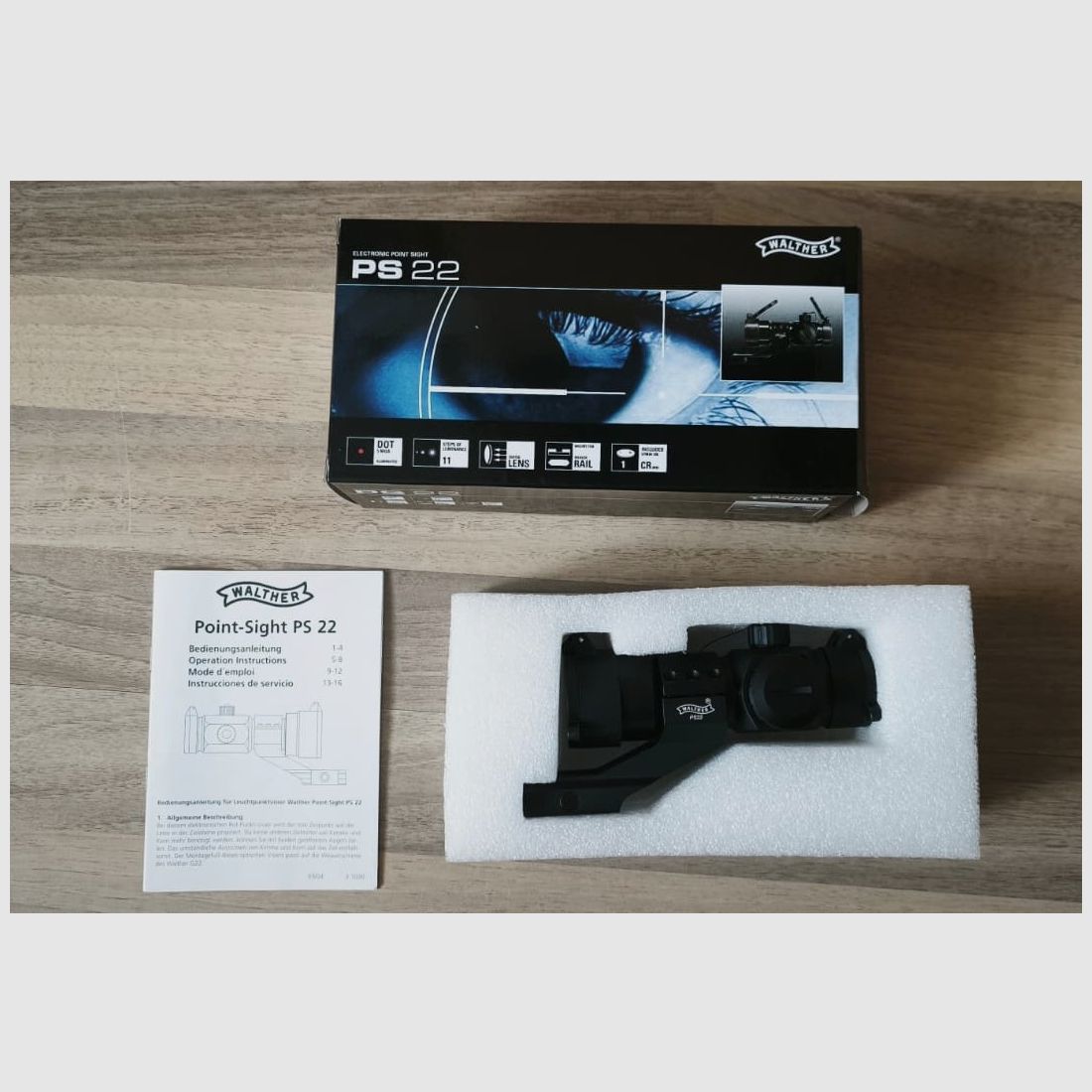 Walther PointSight PS22 Red Dot mira telescópica